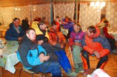 В столовой